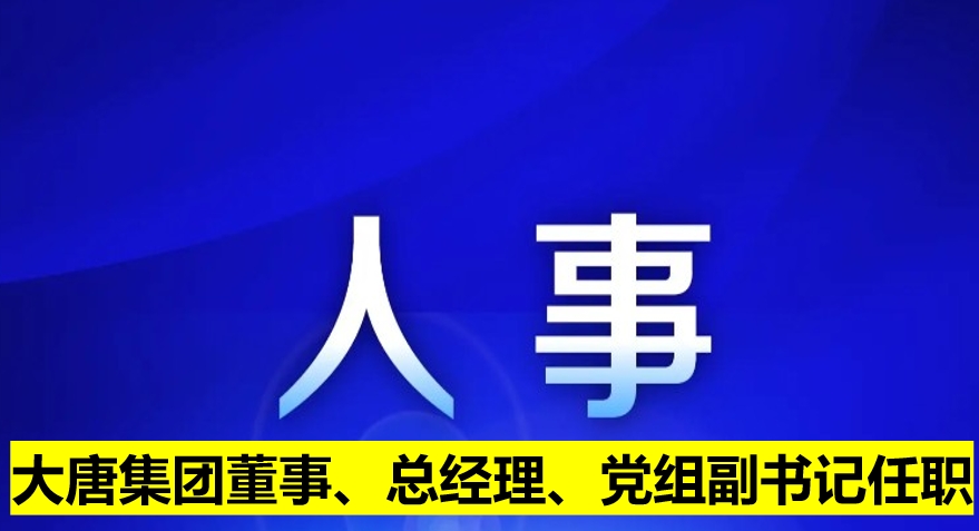 大唐集團(tuán)董事、總經(jīng)理、黨組副書記任職
